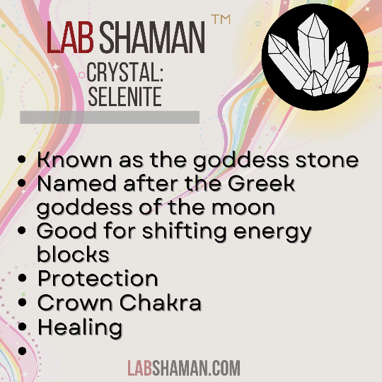 Selenite, Small Crystal | Peace, Clarity | LAB Shaman by LABShaman sold by LABShaman
