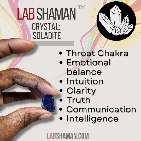 Sodalite Crystal | Throat Chakra | LAB Shaman by LABShaman sold by LABShaman