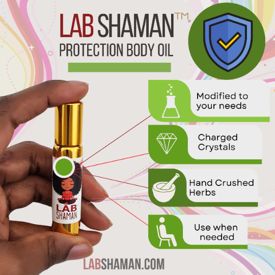 Protection and Grounding Body Oil | Earthy Palo Santos Scent | LAB Shaman by LABShaman sold by LABShaman