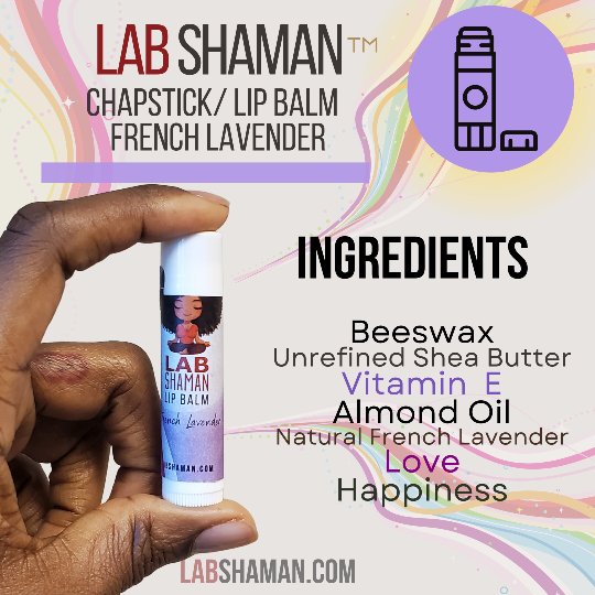 French Lavender Bliss Lip Balm | Natural & Handcrafted | Calming Nourishment for Lips | BPA Free Tubes | LAB Shaman by LABShaman sold by LABShaman