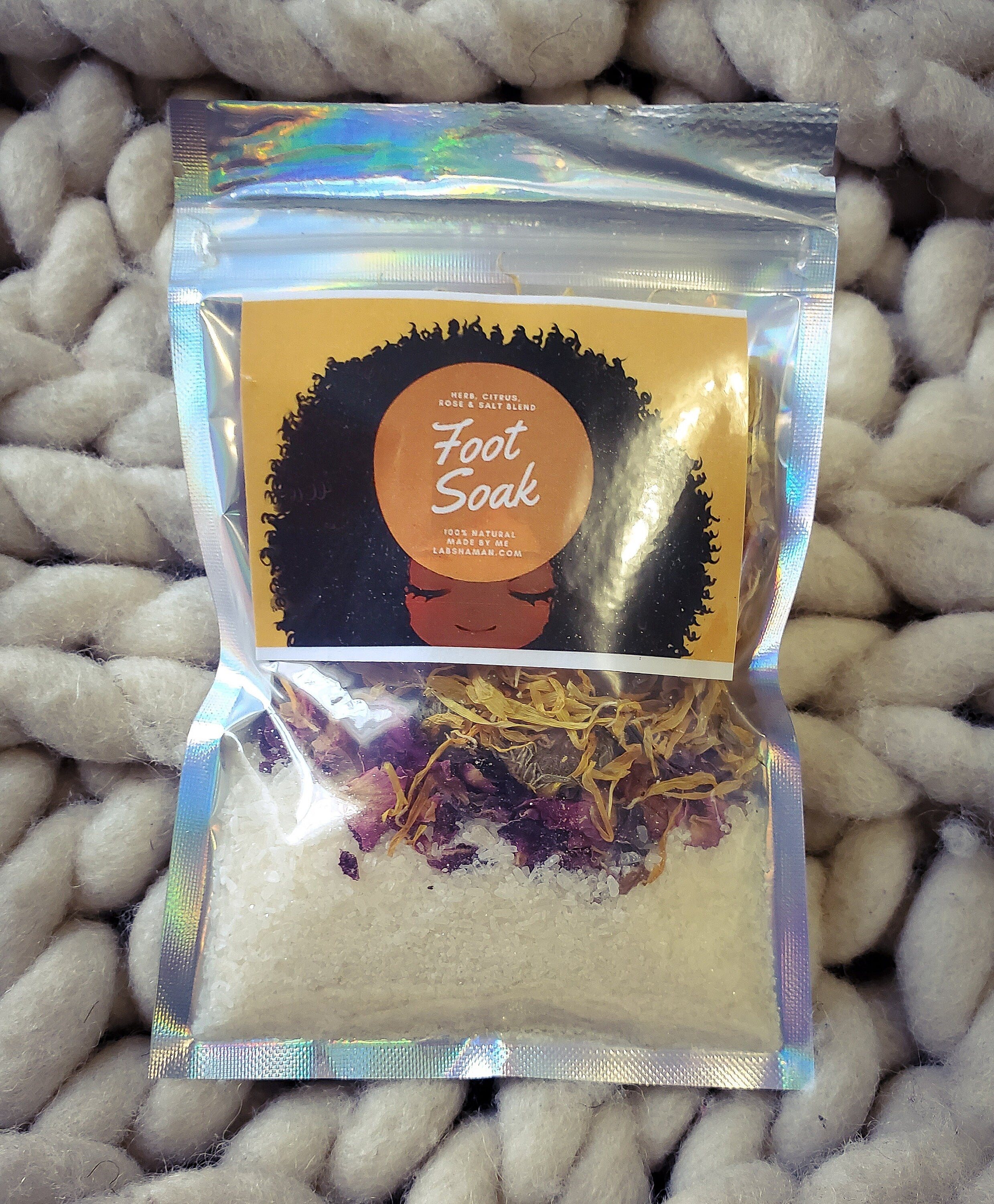 Spiritual Foot Tub Soak Kit bag 6oz
