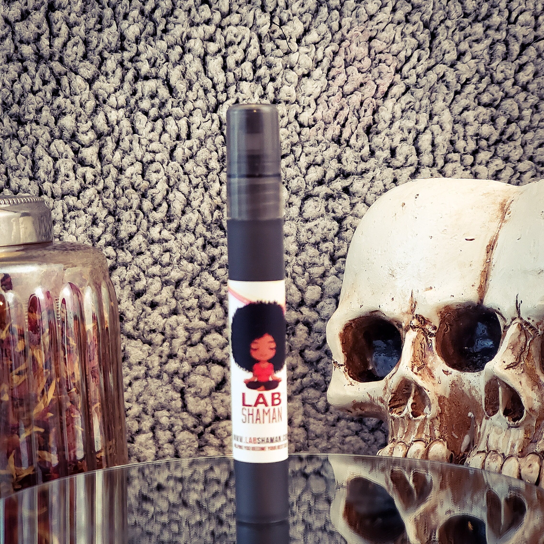 Protection, Body Spray, Unisex Scent, Travel-Friendly, 10ml, Energetically Charged Crystals, Hand-Crushed Herbs, 8-hour Lasting, Hoodoo, Reiki, Shamanism, Aura Cleanse, Hotel Protection, Discreet, Water-Based, LAB Shaman, energetic protection