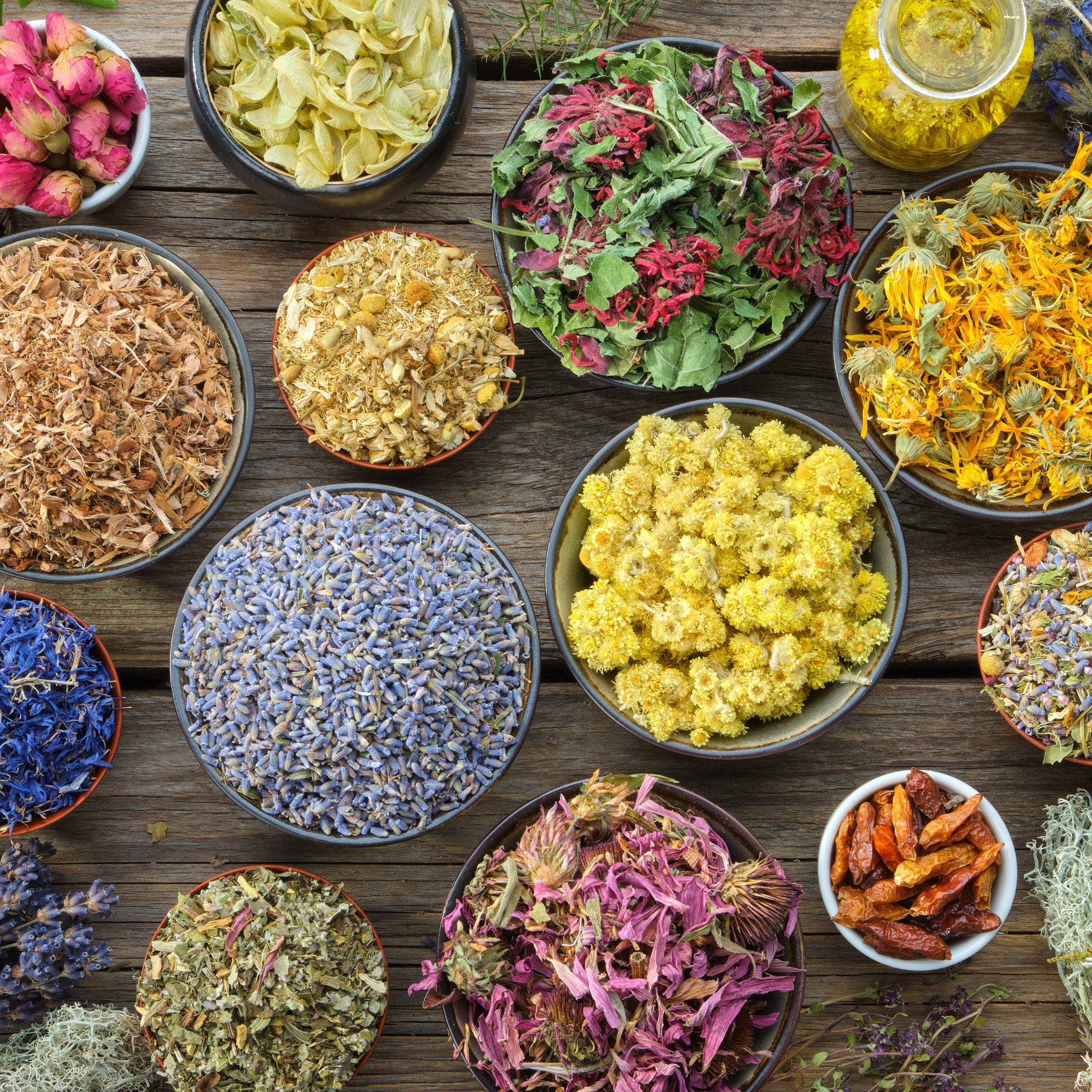 bowl of herbs, ancestors oil, Samhain, witches new year, Crown of success oil , conjure oil, hoodoo oil, spell oil, anointing oil, witchcraft oil, hoodoo supplies,  ritual oil, altar oil, protection oil, blessing oil, magic oil, curios, witch oil.