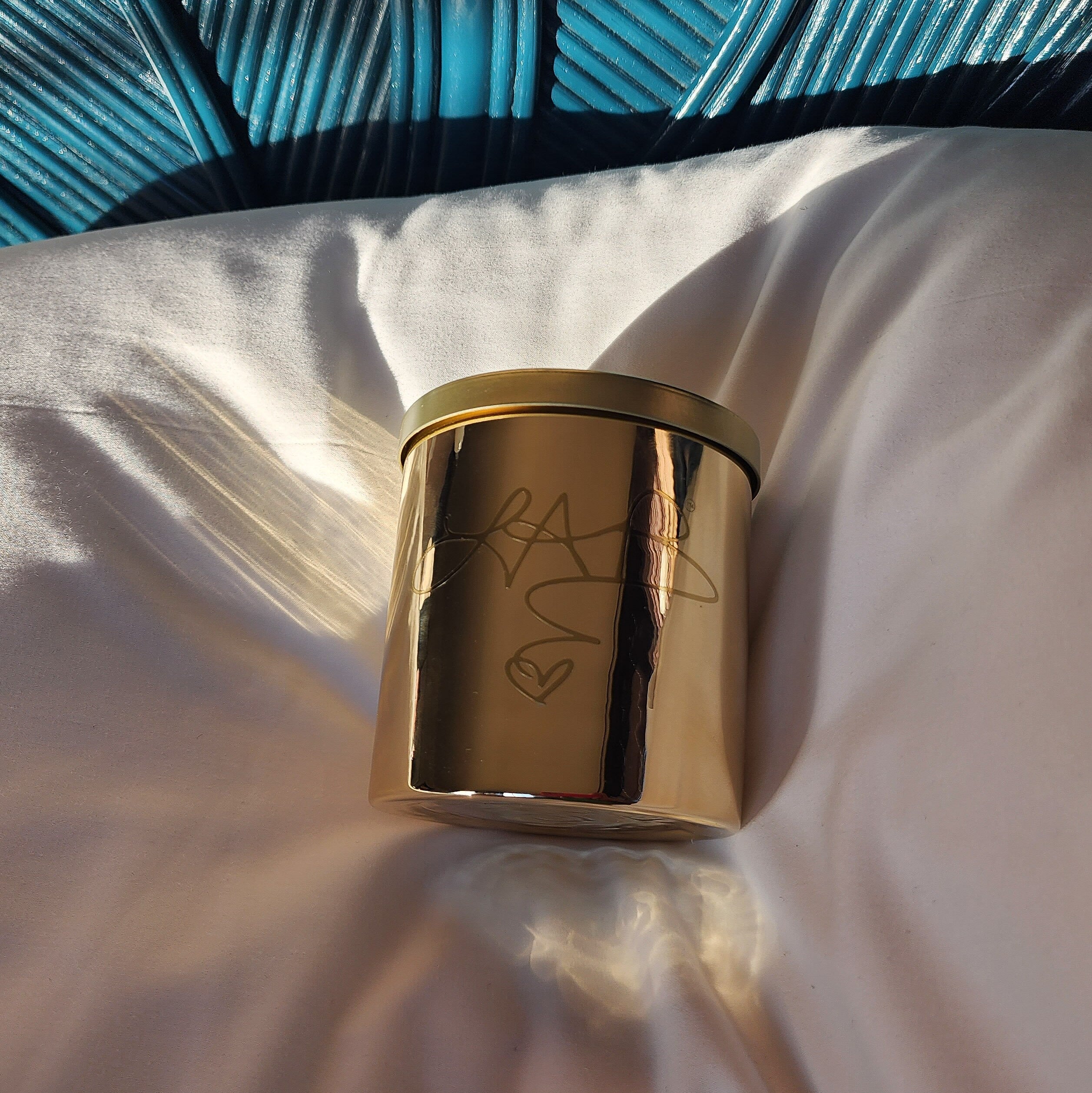 luxury candle, florida water, florida water candle, luxury candles, gold candle, rich candle, expensive candle, affordable gift