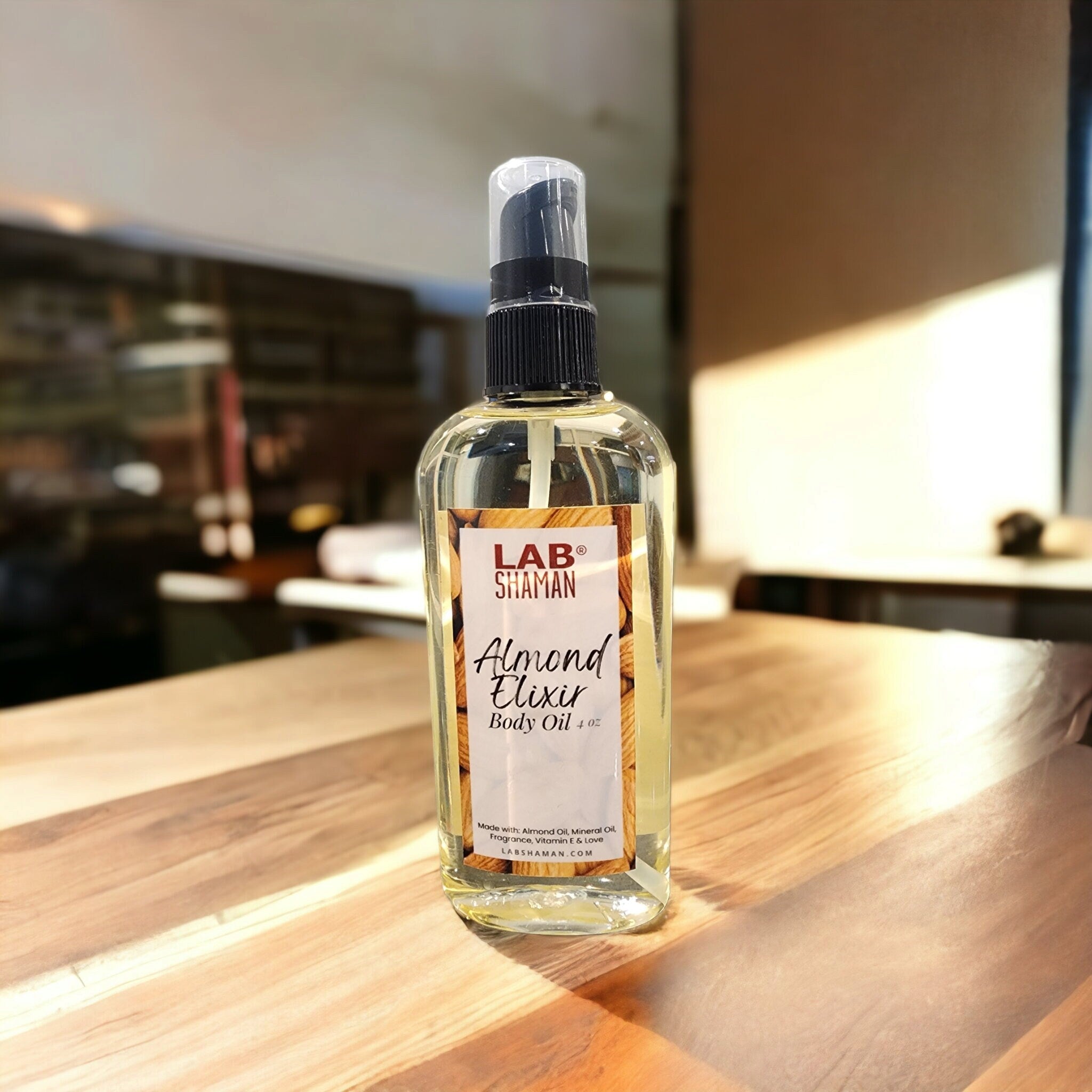 Body Oil Scented Body Oil black owned body oil Almonde LAB Shaman Almond Elixir Sweet Body Oil Loccitane Loccitane Dupe Baby oil