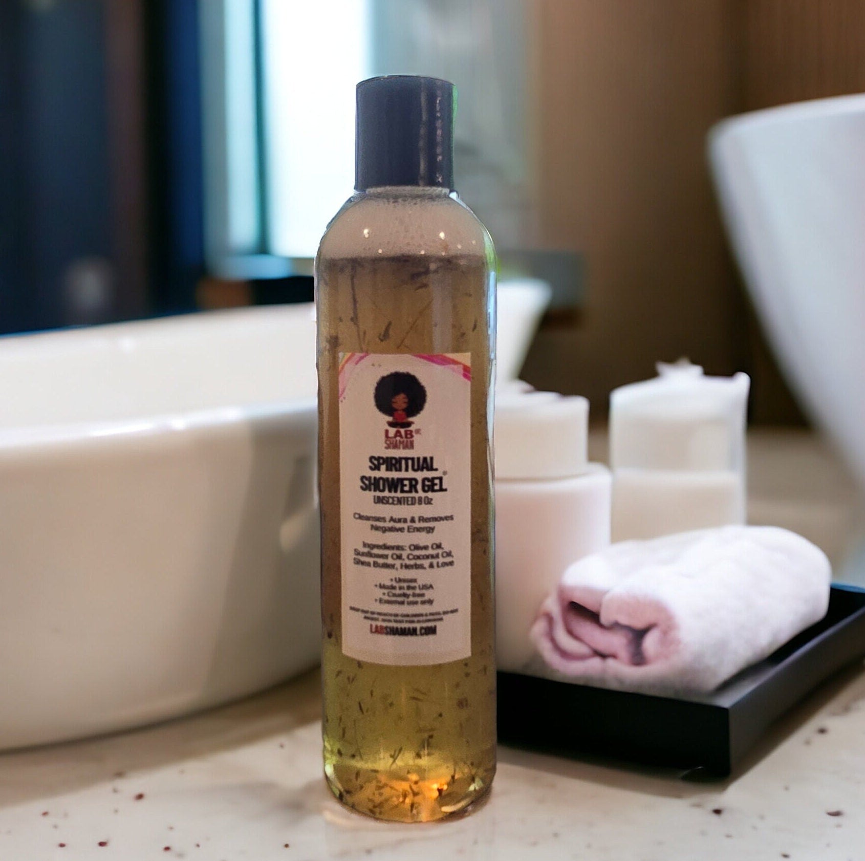 Spiritual Shower Gel | Cleanse & Protection for Empaths and Practitioners | LAB Shaman