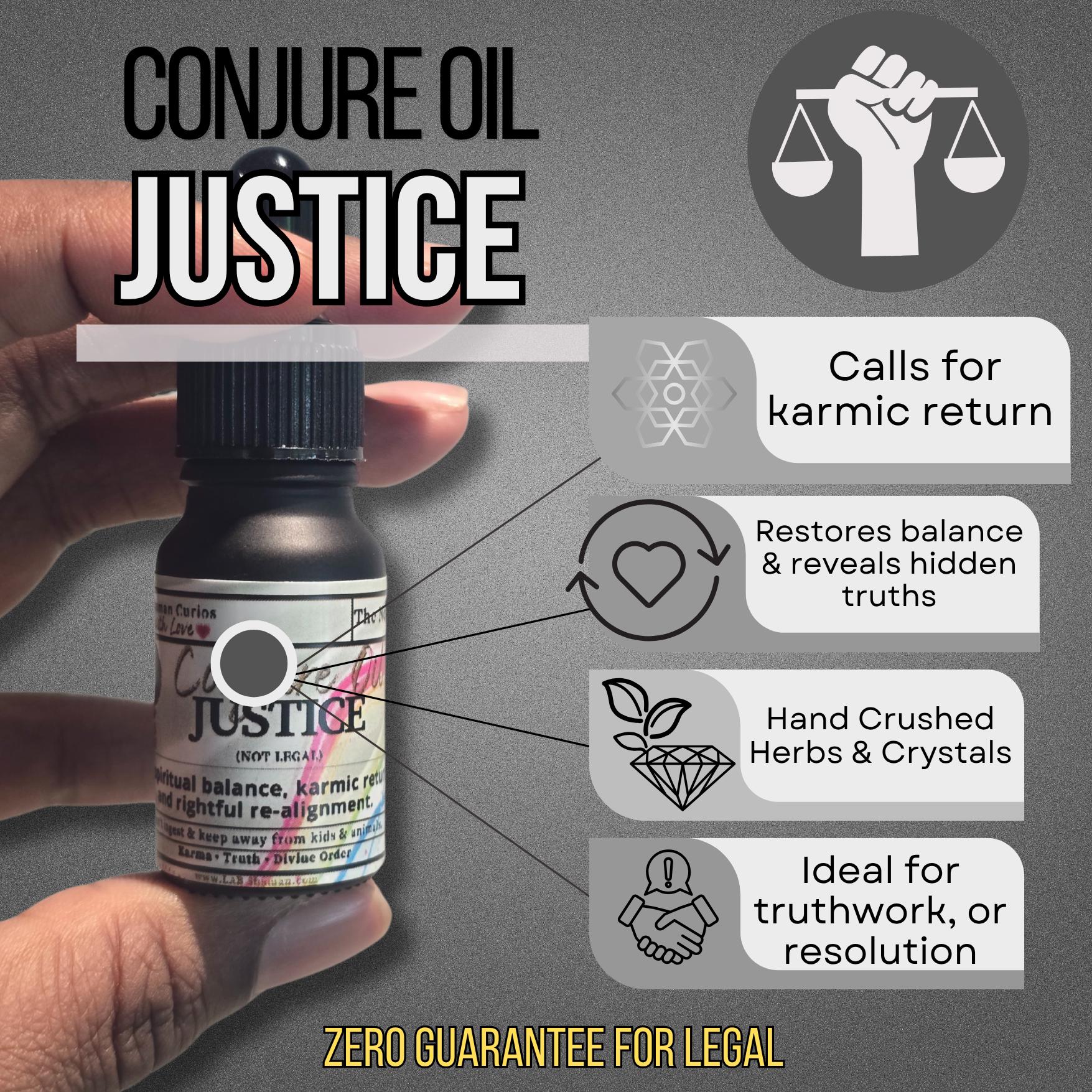 LAB Shaman, Chat gpt, art of the root, hoodoo, conjure oils, spells, witch, altar, justice oil, court case oil, karma return oil, spiritual balance oil, conjure oil for truth, anise cedar oil, karmic spell oil, spiritual fairness oil, lab shaman ritual oil, hoodoo justice blend