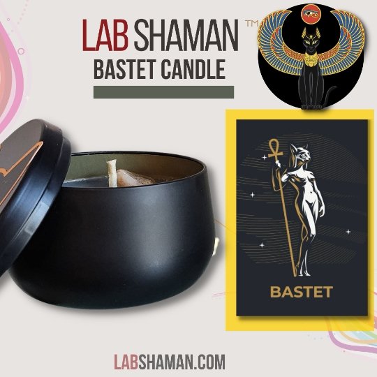 Bastet Candle | Honor, Meditation , Altar | LAB Shaman by LABShaman sold by LABShaman
