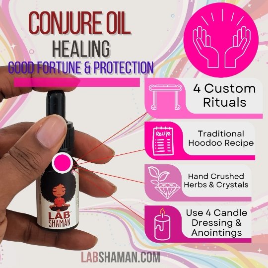 Blessing Oil | Conjure Oil | Good Fortune, Anointing & Protection | LAB Shaman by LABShaman sold by LABShaman