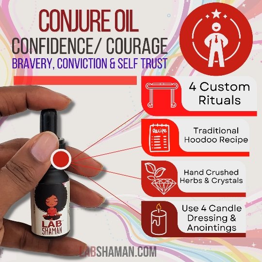 Confidence & Courage CC Oil | Conjure Oil | LAB Shaman by LABShaman sold by LABShaman
