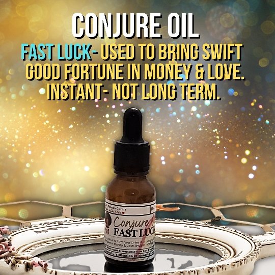 Fast Luck Oil | Conjure Oil | Instant Gratification | LAB Shaman by LABShaman sold by LABShaman