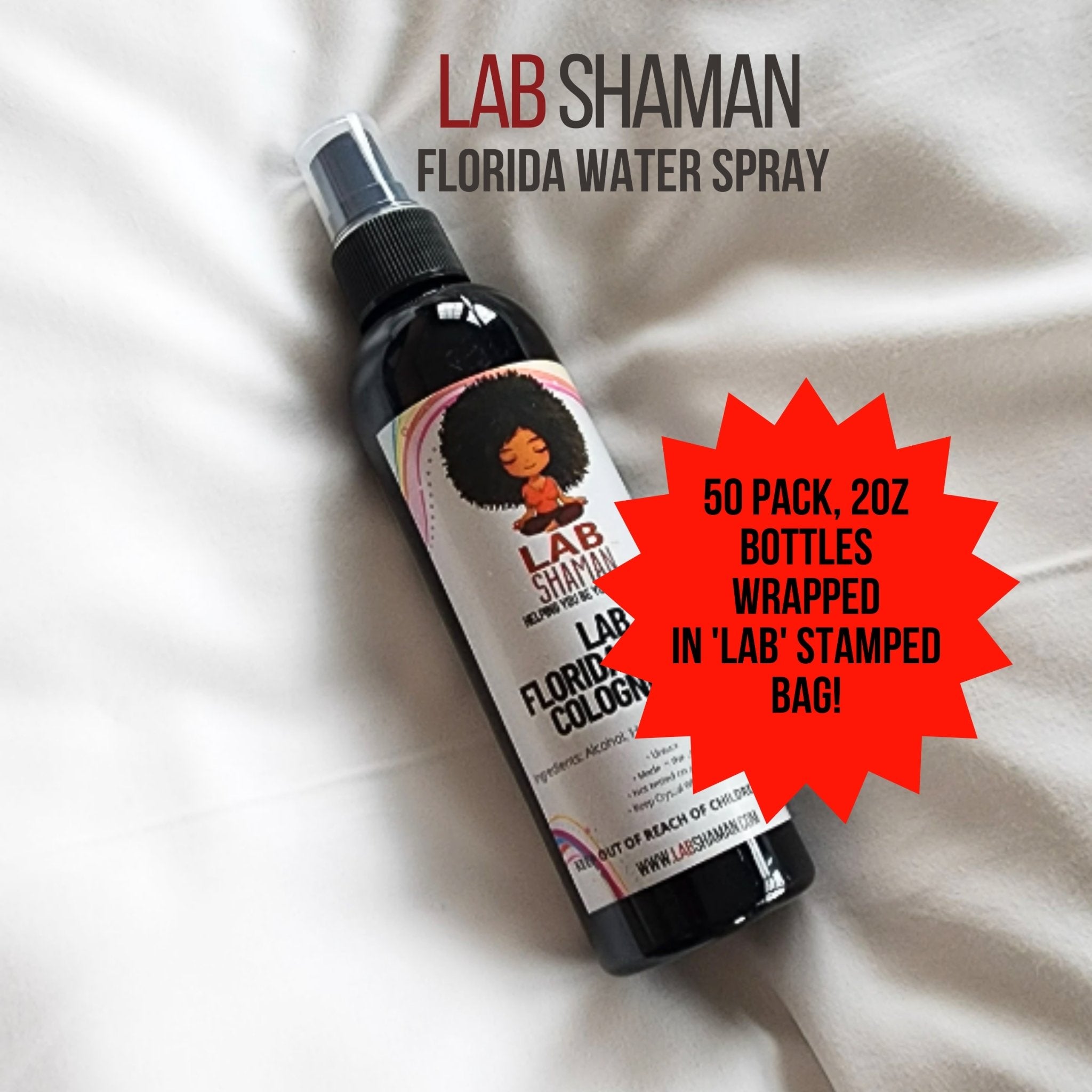 Florida Water Cologne | 50 Pack Lot | Unique Favors for Parties, Weddings, Corporate Events | LAB Shaman by LABShaman sold by LABShaman