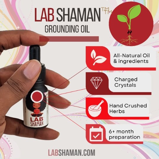 Grounding Conjure Oil | Meditation , Grounding & Centering | LAB Shaman by LABShaman sold by LABShaman