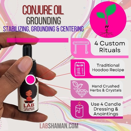 Grounding Conjure Oil | Meditation , Grounding & Centering | LAB Shaman by LABShaman sold by LABShaman