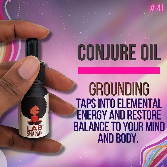 Grounding Conjure Oil | Meditation , Grounding & Centering | LAB Shaman by LABShaman sold by LABShaman