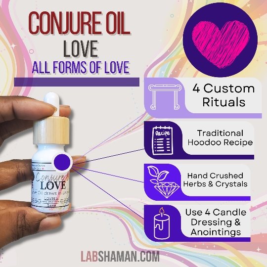 Love Oil | Conjure Oil | All forms of love | LAB Shaman by LABShaman sold by LABShaman