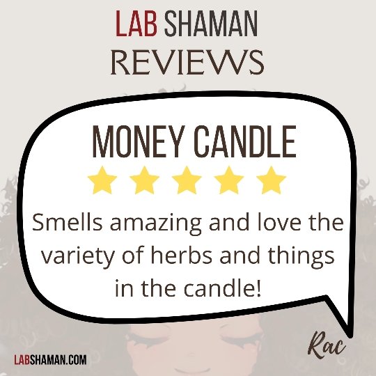 Money Drawing Candle | LAB Shaman by LABShaman sold by LABShaman