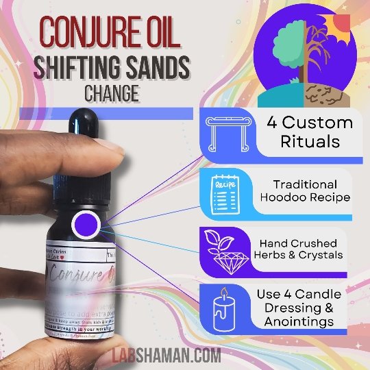  Shifting Sands Oil | Conjure Oil |  Change | LAB Shaman by LABShaman sold by LABShaman