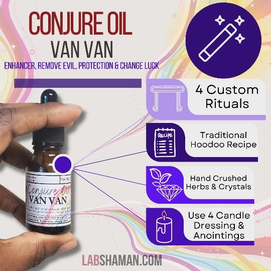 Van Van Oil | Conjure Oil | All Purpose | LAB Shaman by LABShaman sold by LABShaman