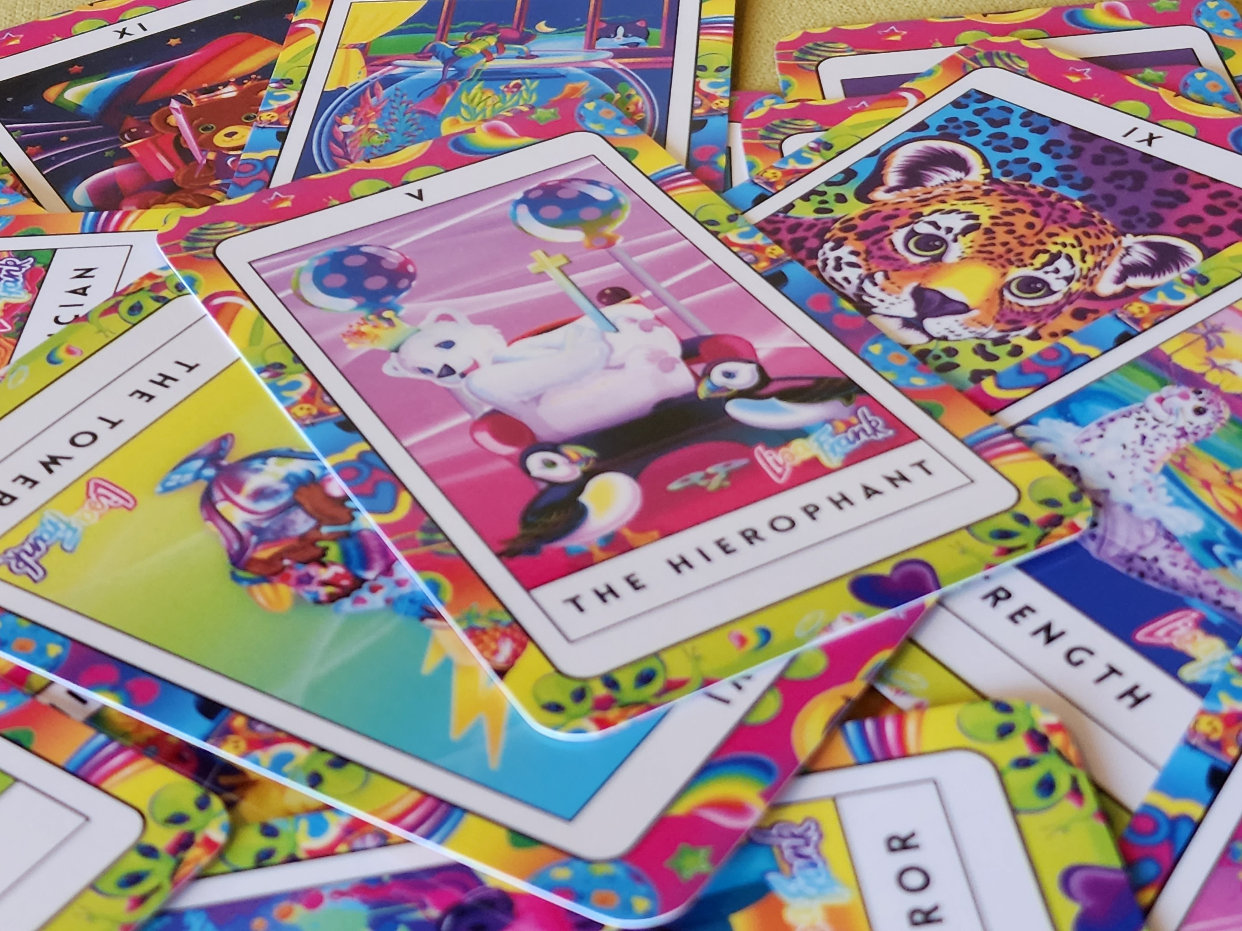 Lisa Frank Tarot Deck | REPRINT | Major Arcana Only