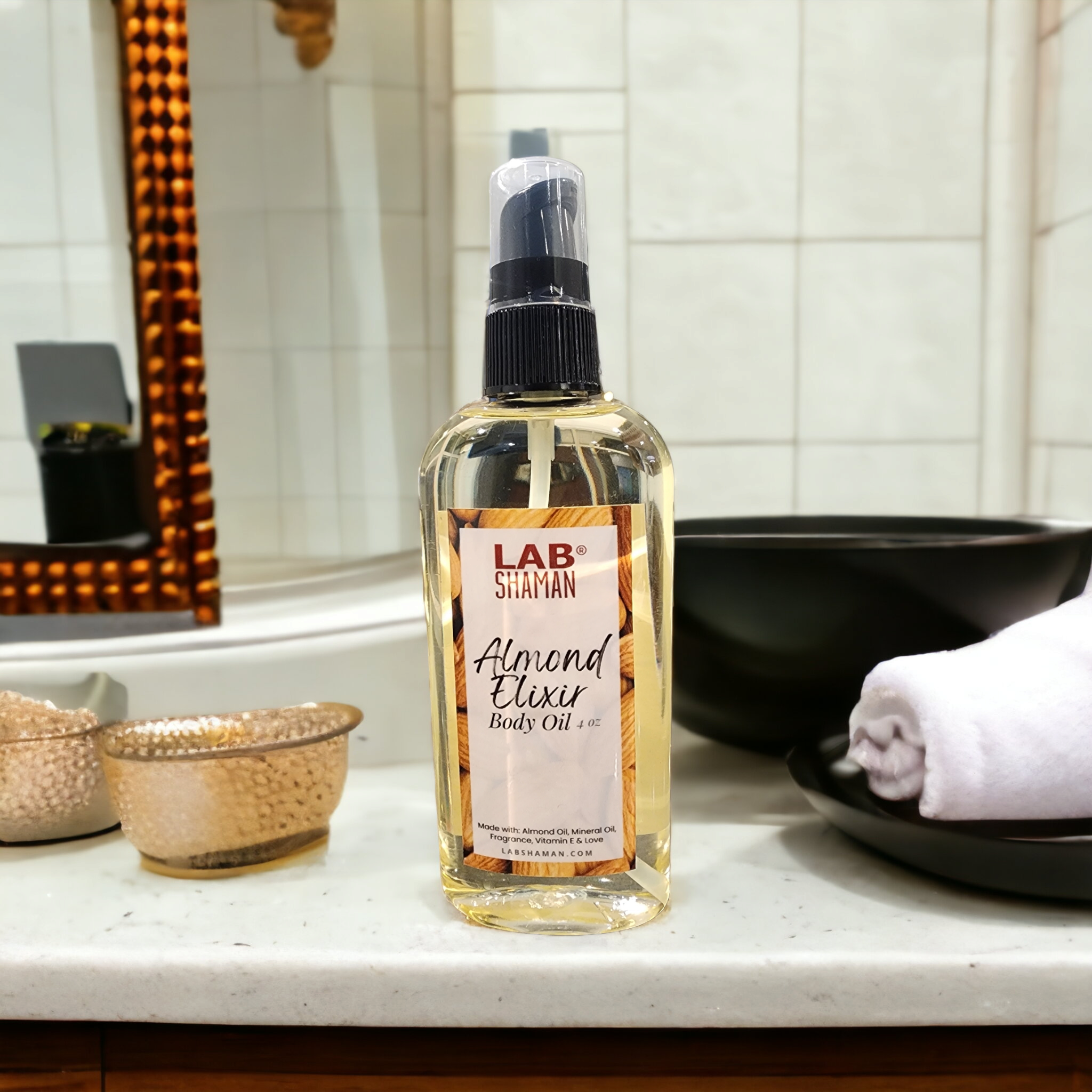 Almond Elixir | Body Oil | Luxurious L'Occitane Dupe | LAB Shaman