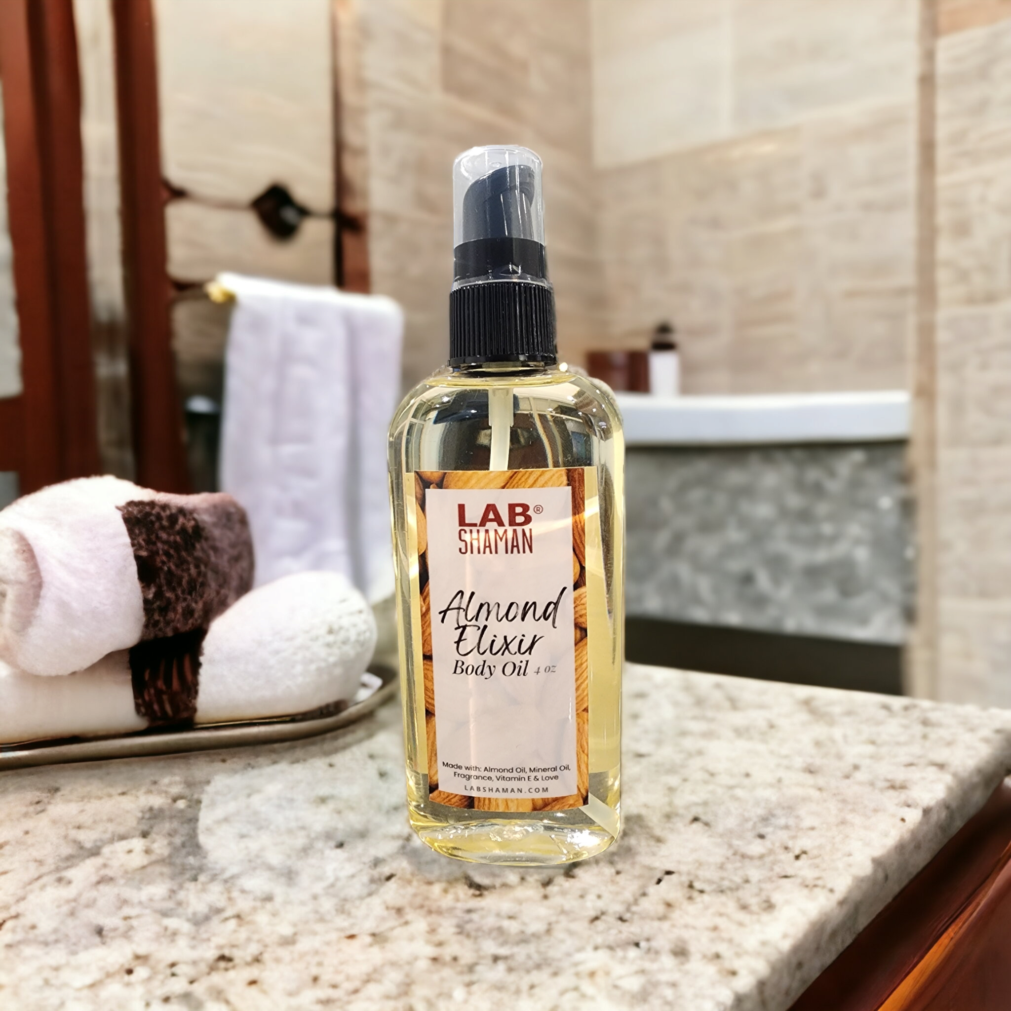 Almond Elixir | Body Oil | Luxurious L'Occitane Dupe | LAB Shaman