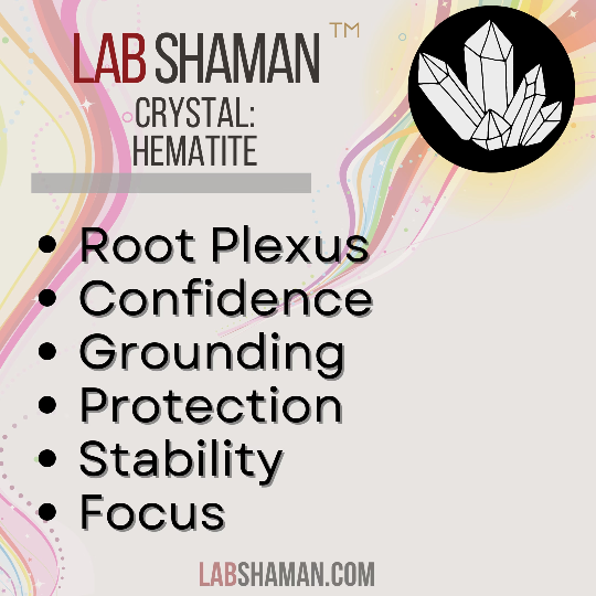  Hematite Crystal  | Protection, Grounding | LAB Shaman by LABShaman sold by LABShaman