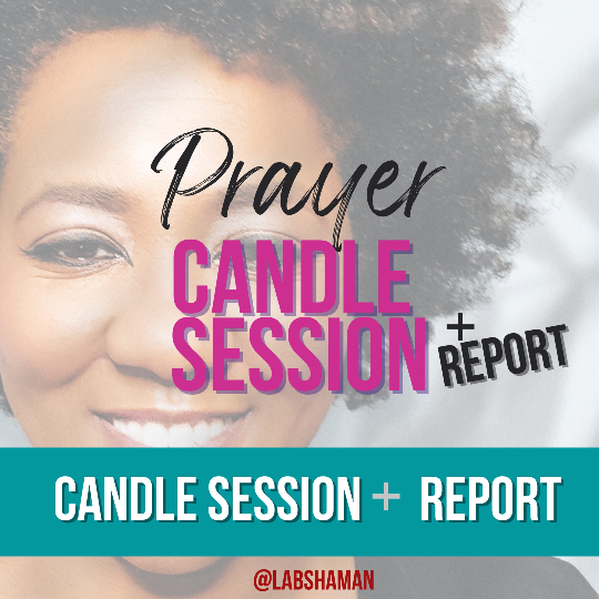  Prayer Candle Session & Report | Guided Spiritual Healing | LAB Shaman by LABShaman sold by LABShaman
