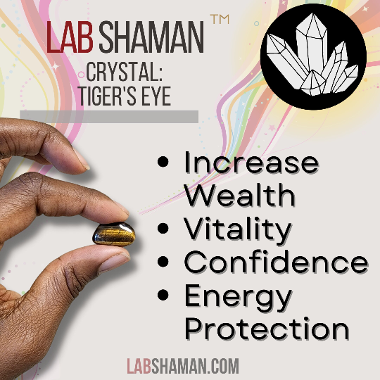  Tiger's Eye Crystal |  Inner Strength, Protection  | LAB Shaman by LABShaman sold by LABShaman