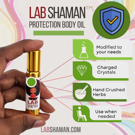  Protection and Grounding Body Oil | Earthy Palo Santos Scent | LAB Shaman by LABShaman sold by LABShaman