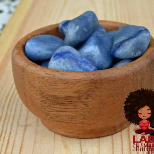  Blue Quartz Medium Crystal | Stress Relief | LAB Shaman by LABShaman sold by LABShaman