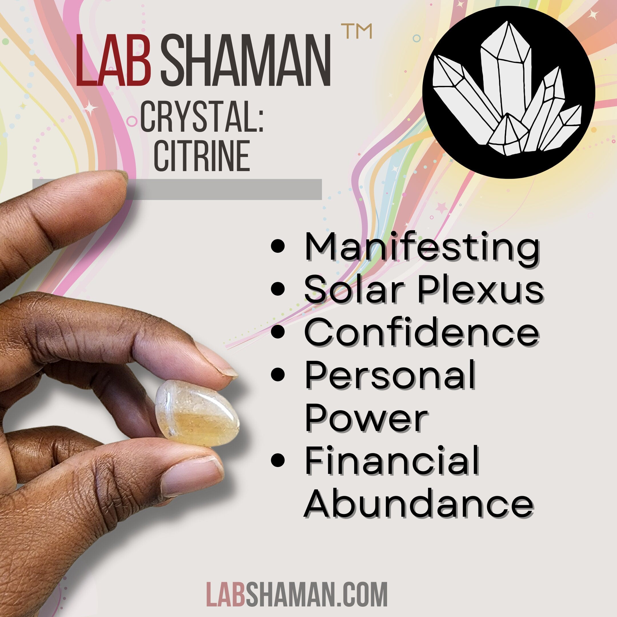 Citrine, Positivity, Optimism, Quartz, Angular, Grade A, Ethically Sourced, Hexagonal Crystal System, Prosperity, Joy, Energy, Healing Properties, Collection, Altar, Jewelry Making, Art Projects, Energy Work, Spiritual Journey, LAB Shaman