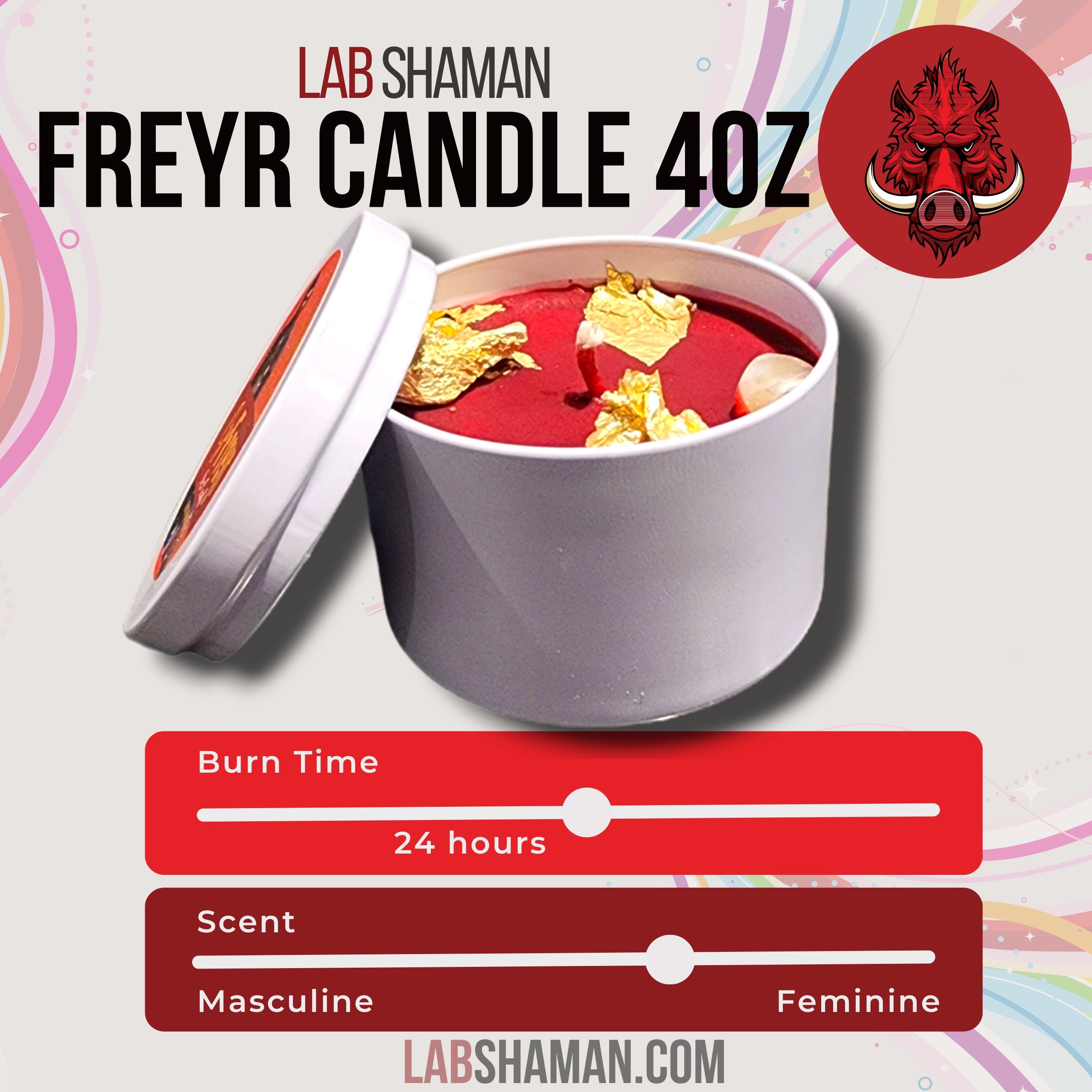 LAB Shaman, Freyr, Norse God, Yngvi, Abundance, Fertility God, Rituals, Norse God Worship, Altar Decor, Meditation, Bright Scent, Zesty, Citrus,