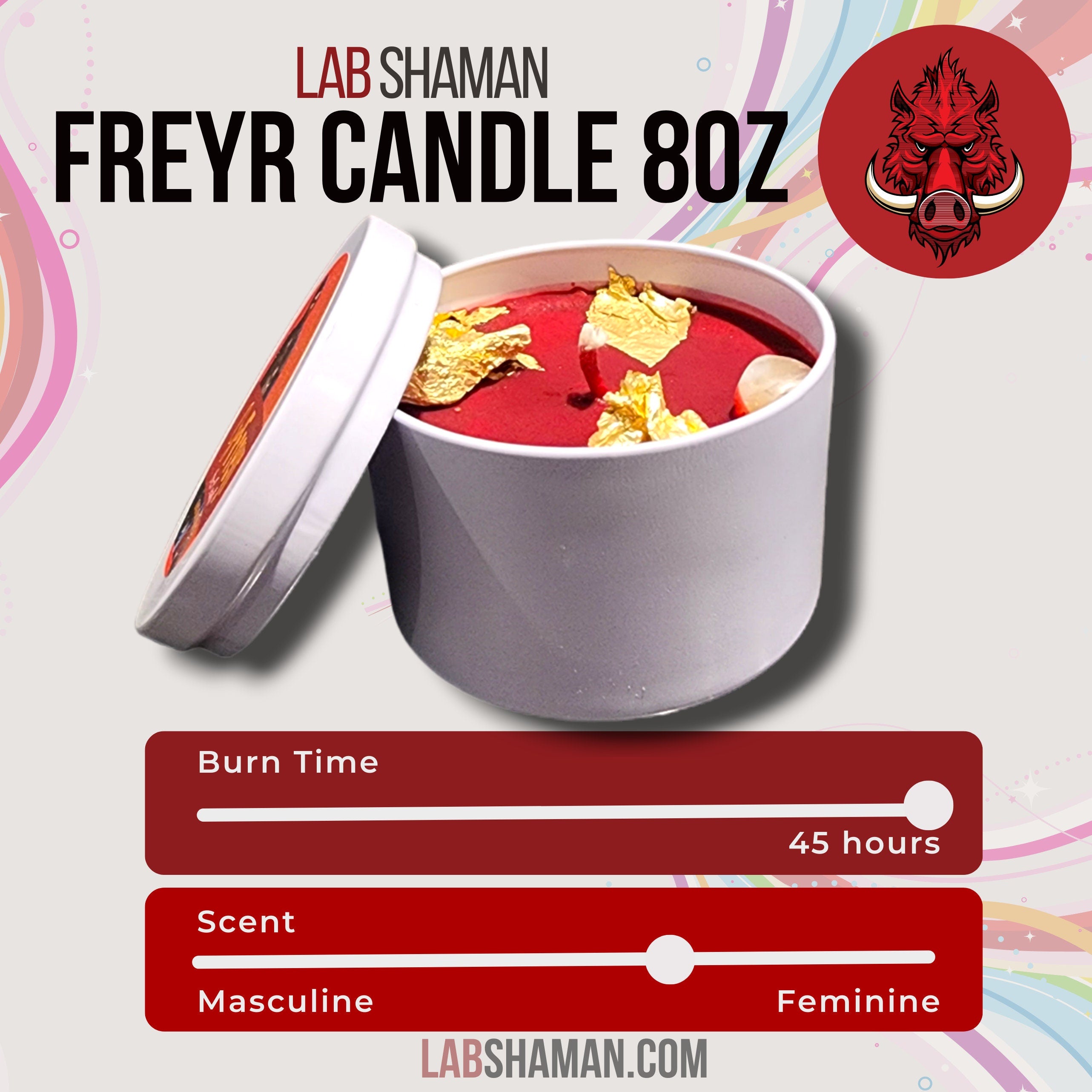 LAB Shaman, Freyr, Norse God, Yngvi, Abundance, Fertility God, Rituals, Norse God Worship, Altar Decor, Meditation, Bright Scent, Zesty, Citrus,