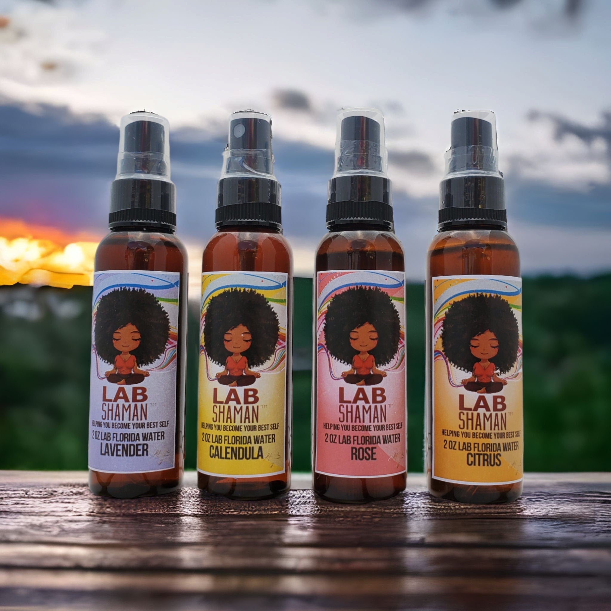 Florida Water Protection Spray 4-Pack | Macerated | LAB Shaman