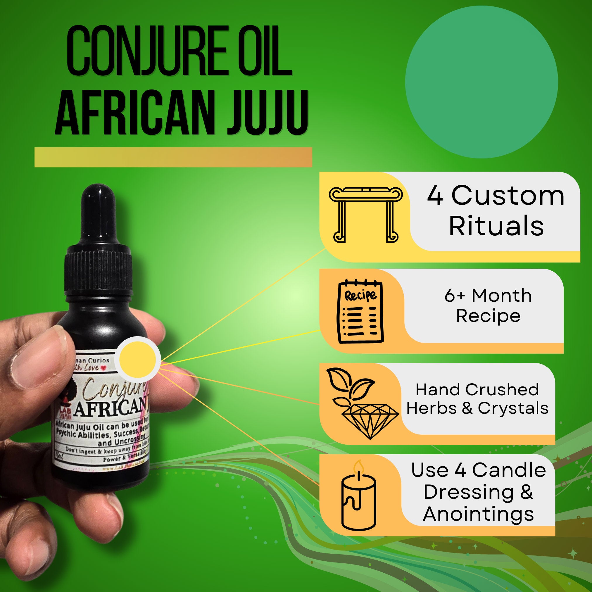 African JuJu oil, JuJu, Hoodoo Oil, Protection Oil , conjure oil, hoodoo, spell oil, anointing oil, success oil, hoodoo supplies,  ritual oil, altar oil, uncrossing, blessing oil, remove hex, curios, remove curse, LAB Shaman
