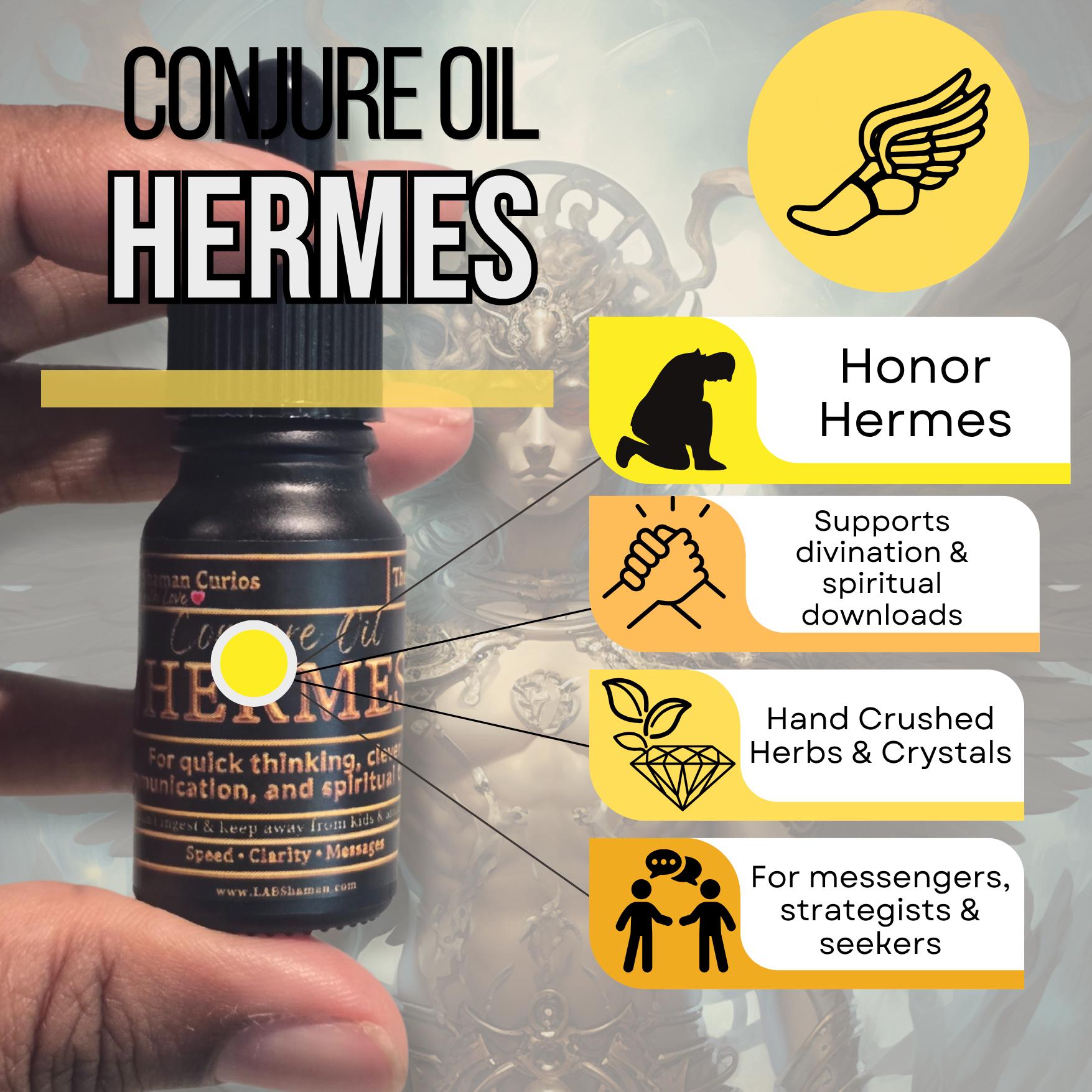 LAB Shaman, Chat gpt, hoodoo, conjure oils, spells, witch, altar,  hermes oil, communication oil, crossroads spirit oil, messenger oil, mint cypress oil, spiritual insight oil, psychic clarity oil, divine strategy oil, lab shaman ritual oil, mercury aligned conjure