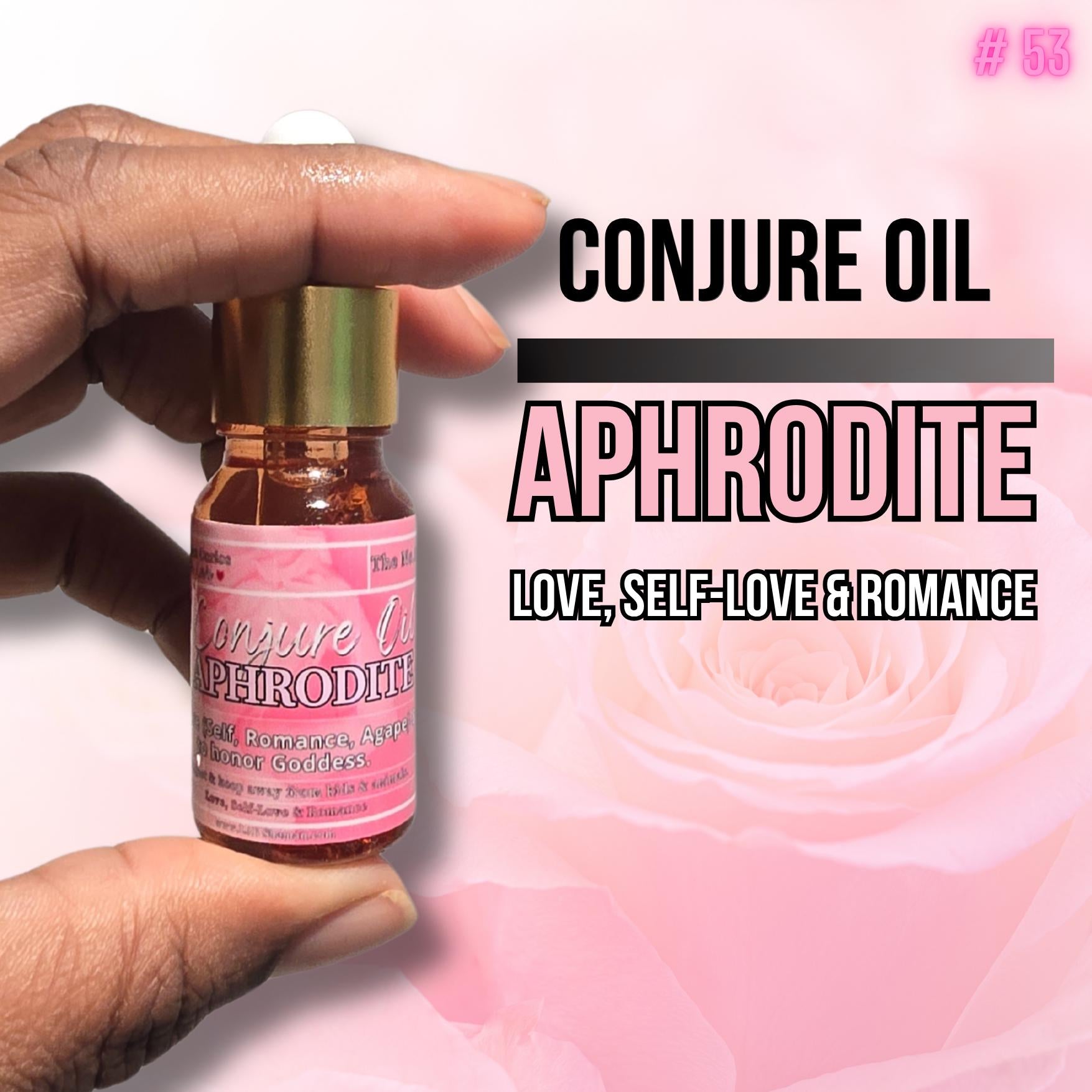 Attraction & Glamour Conjure Oil Trio  | Gift | Aphrodite | Glow of Attraction | Jezebel | LAB Shaman