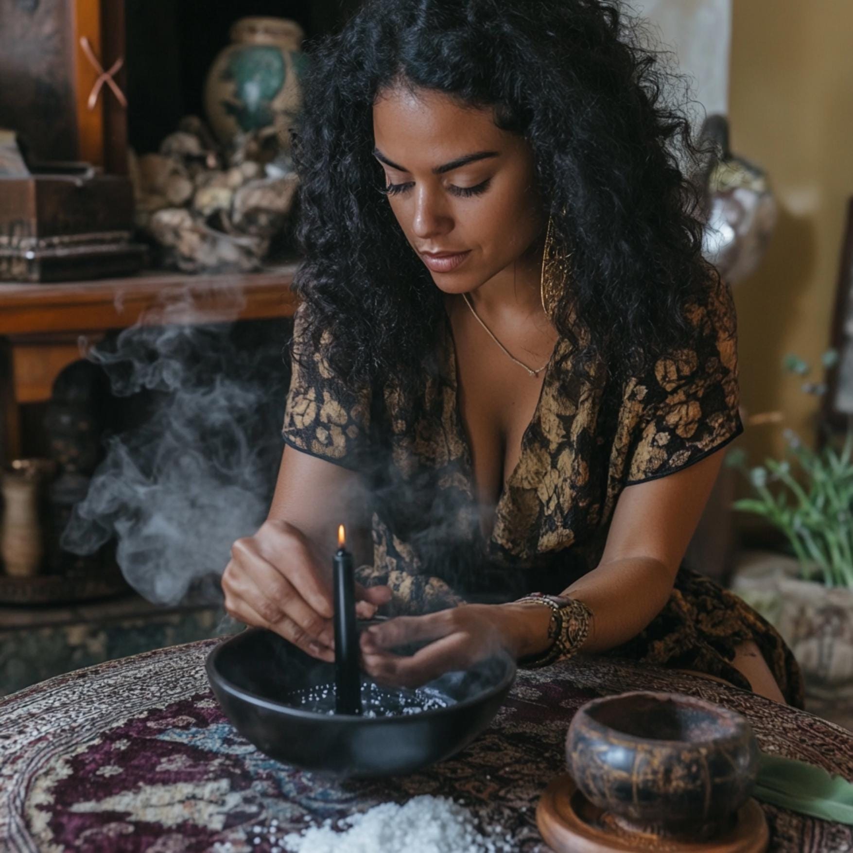 Protection & Reversal Conjure Oil Set | Gift | Uncrossing | Black Cat | Keep Away Evil | LAB Shaman