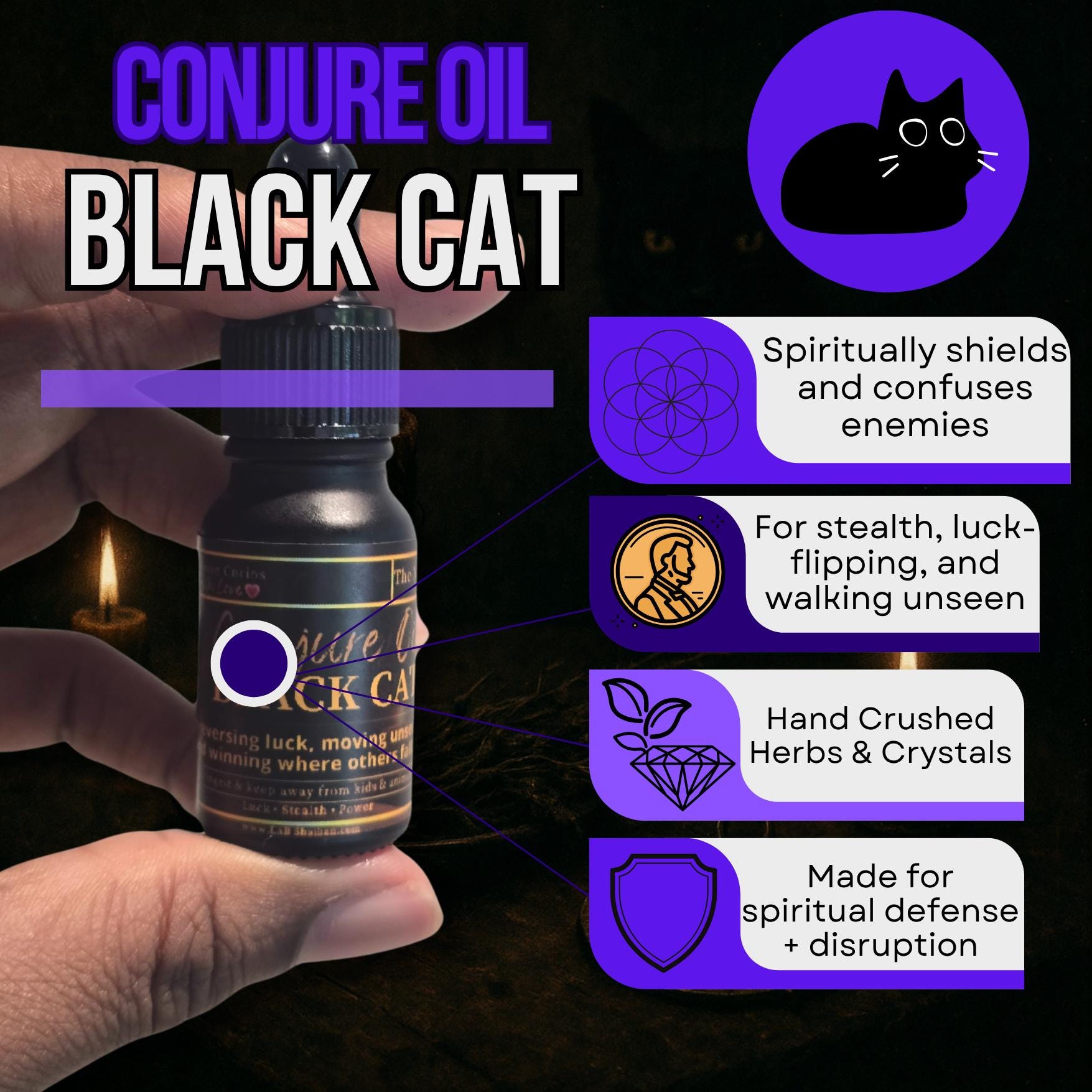 LAB Shaman, Chat gpt, hoodoo, conjure oils, spells, witch, altar, black cat oil, reversal oil, cloaking oil, hoodoo stealth oil, protection spell oil, luck flip oil, bitter herbs oil, conjure oil for invisibility, lab shaman oil, walk unseen oil