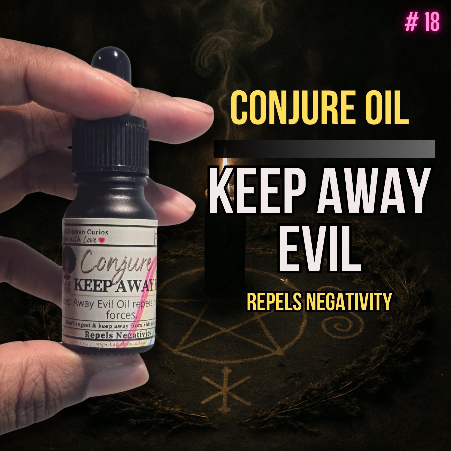 LAB Shaman, Chat gpt, hoodoo, conjure oils, spells, witch, altar,  keep away evil oil, banishing oil, protection oil, hoodoo evil repellent, frankincense rue sulfur oil, spiritual boundary oil, lab shaman oil, enemy blocker oil, warding conjure blend