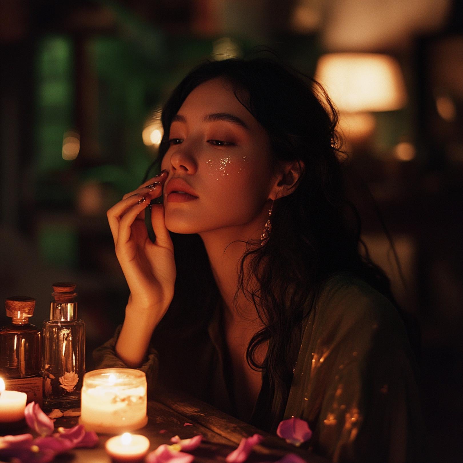 Attraction & Glamour,  Conjure Oil , hoodoo, art of the root, witch, spell oil, come to me, Gift, beauty spell,  Aphrodite , Glow of Attraction , Jezebel , LAB Shaman 
Attraction & Glamour,  Conjure Oil , hoodoo, art of the root, witch, spell oil, come to me, Gift, beauty spell,  Aphrodite , Glow of Attraction , Jezebel , LAB Shaman