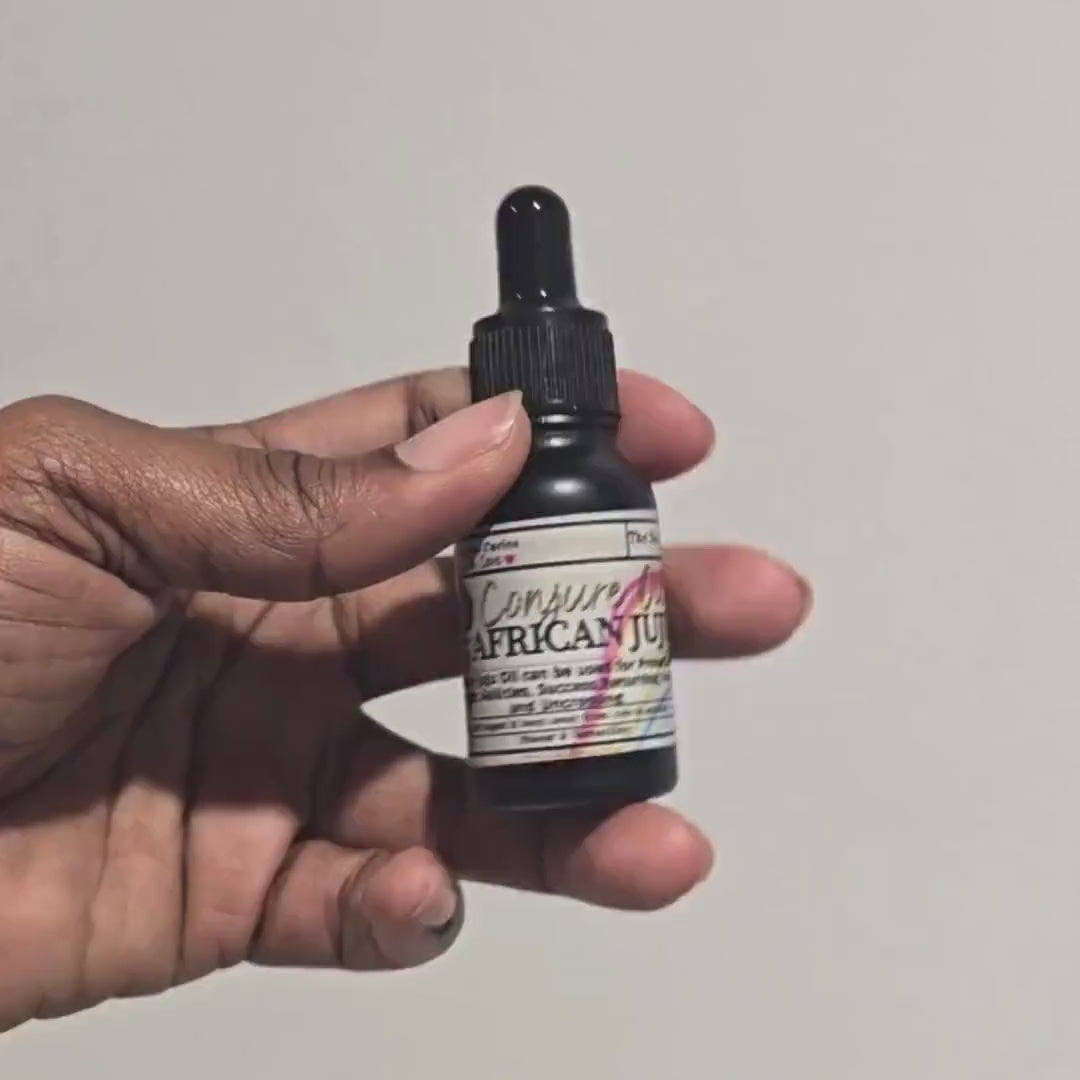 African JuJu Conjure Oil | Psychic | Versatile | Protection | Success |  Remove Hex | LAB Shaman
