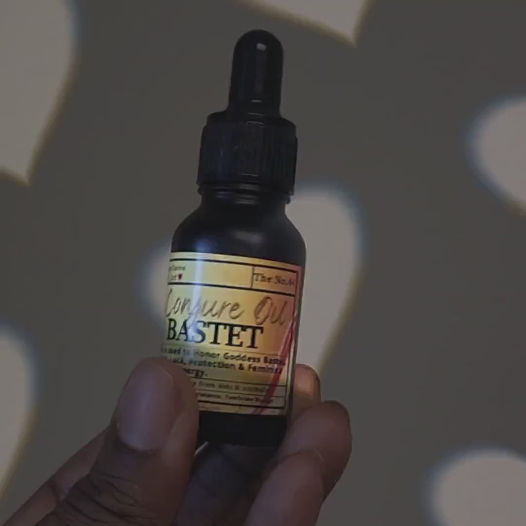 Bastet Conjure Oil | Honor Egyptian Goddess | LAB Shaman