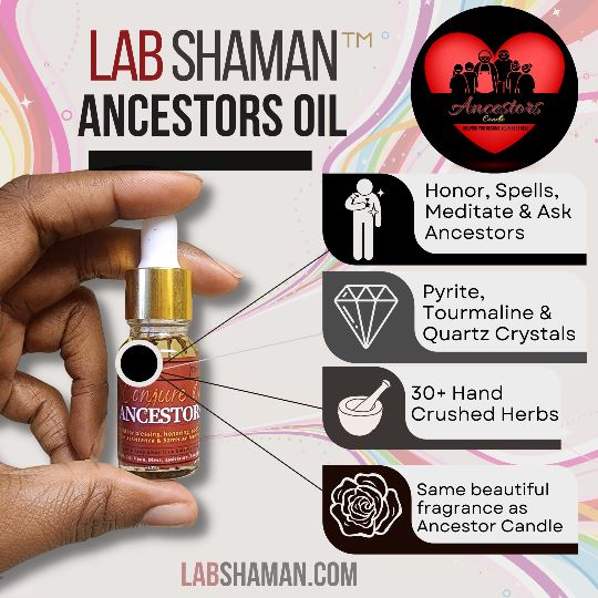  Ancestors Oil | Conjure Oil | Altar - Honor | LAB Shaman by LABShaman sold by LABShaman