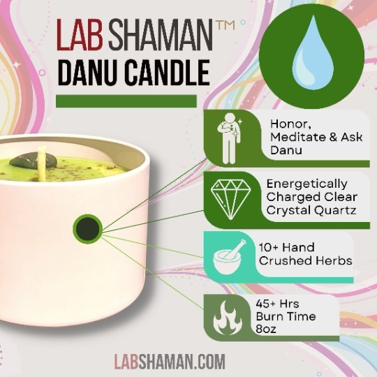  Danu Goddess Candle | Honor | Altar Tools | LAB Shaman by LABShaman sold by LABShaman