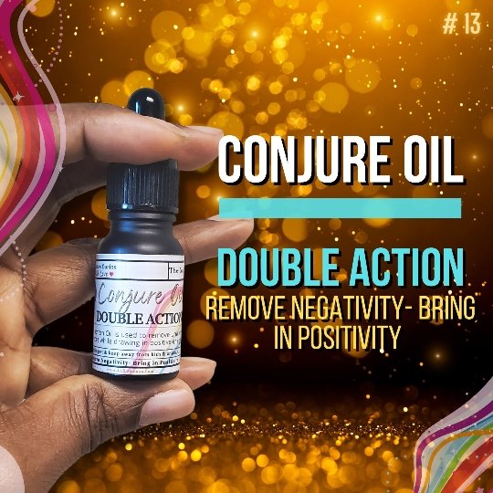  Double Action | Conjure Oil | Remove negativity- Bring in positivity | LAB Shaman by LABShaman sold by LABShaman