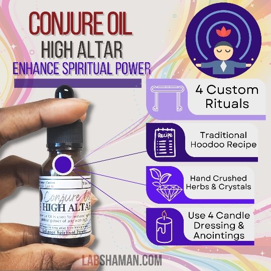  High Altar Oil | Conjure Oil | Enhance Spiritual Power | LAB Shaman by LABShaman sold by LABShaman