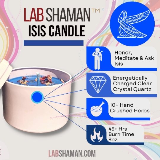  Isis Candle | Honor | LAB Shaman by LABShaman sold by LABShaman