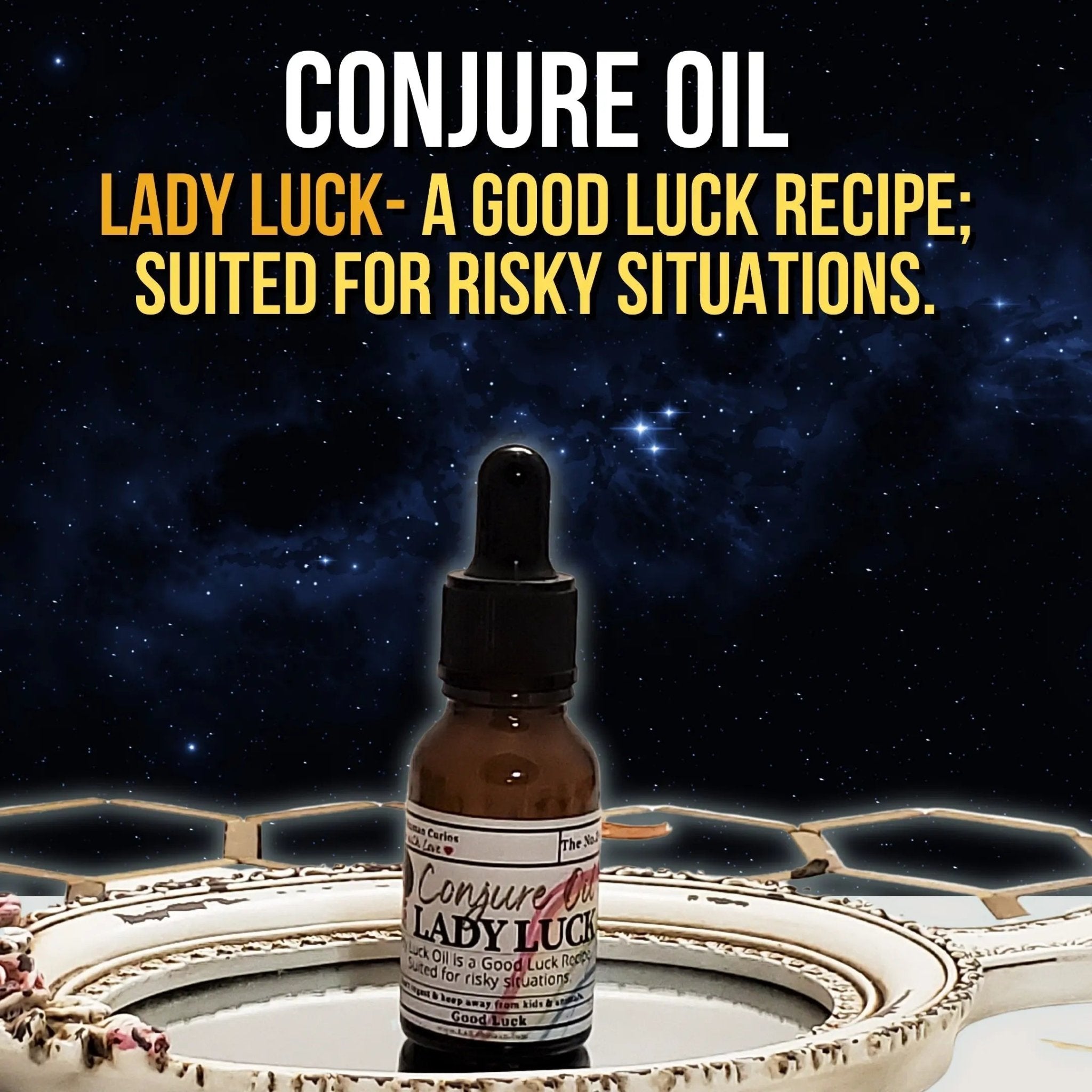 Lady Luck Oil | Conjure Oil | Good Luck | LAB Shaman by LABShaman sold by LABShaman
